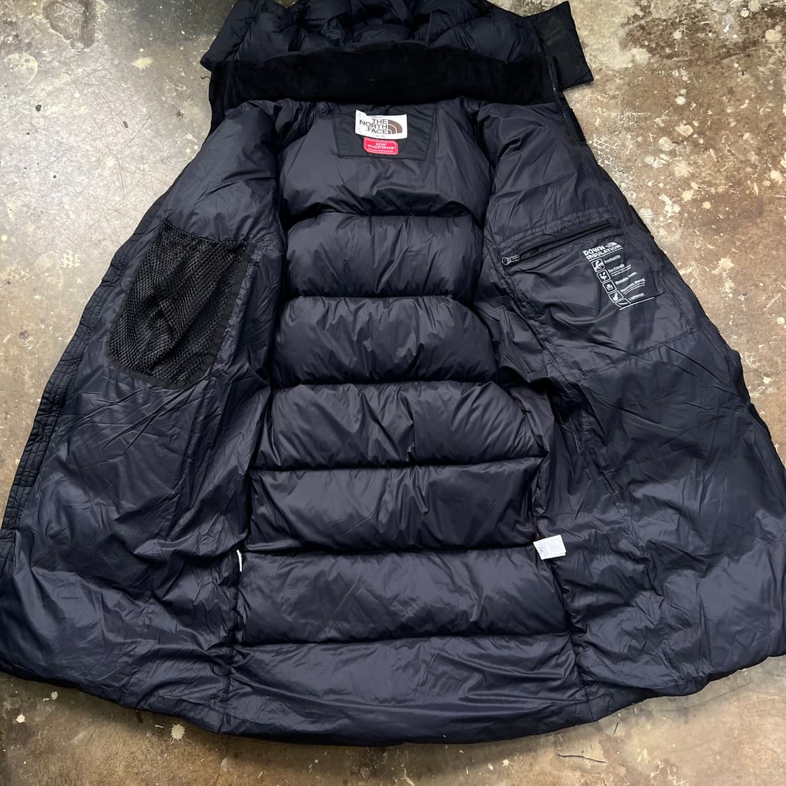 M) 노스페이스 고어 윈드스토퍼 구스다운 롱패딩점퍼 엑셀로프트 롱패딩 상품이미지5