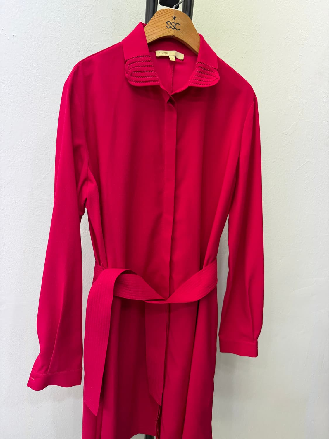 정품) maje 마쥬 셔츠형 롱 원피스 1 상품이미지2