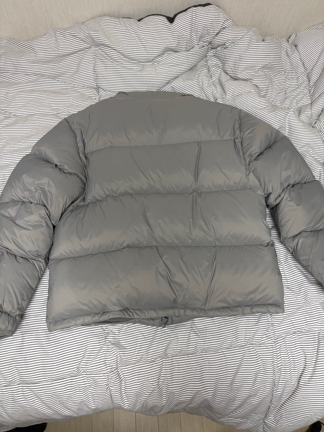 커버낫 숏패딩 그레이 S 상품이미지3