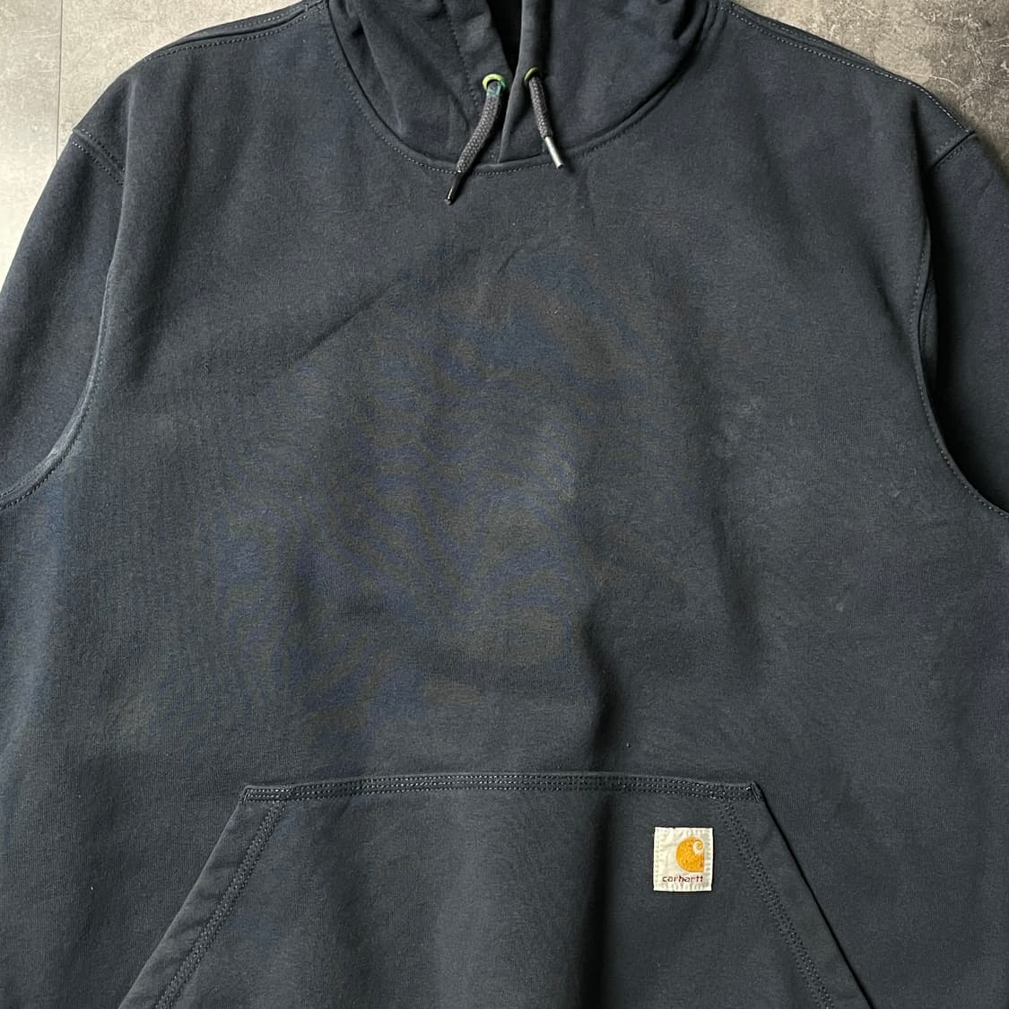 CARHARTT 칼하트 빈티지 네이비 기모 후드티 A00872 상품이미지3