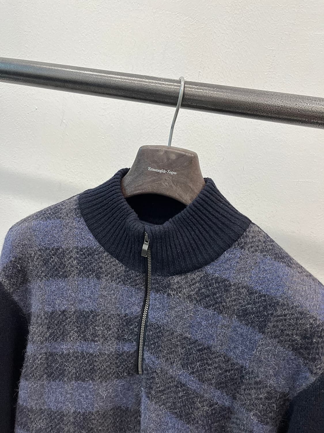 105) 닥스 체크 방풍니트  상품이미지2