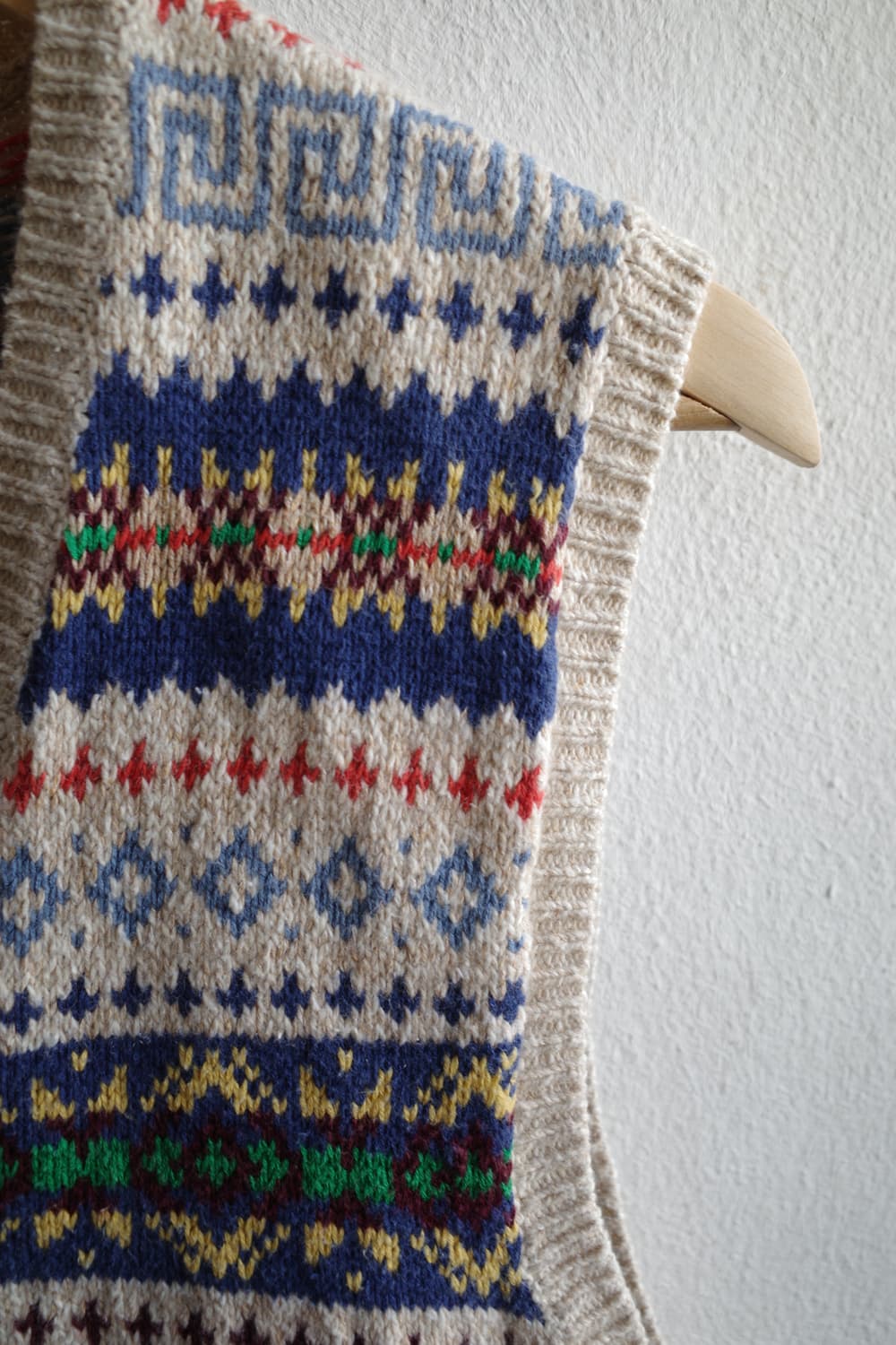 폴로 페어아일 니트 조끼 상품이미지4