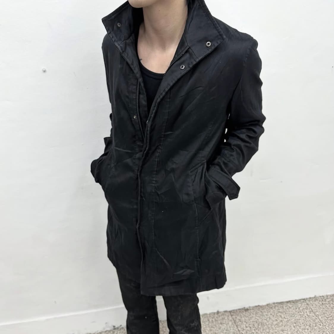 Morgan homme waxed coat 상품이미지1