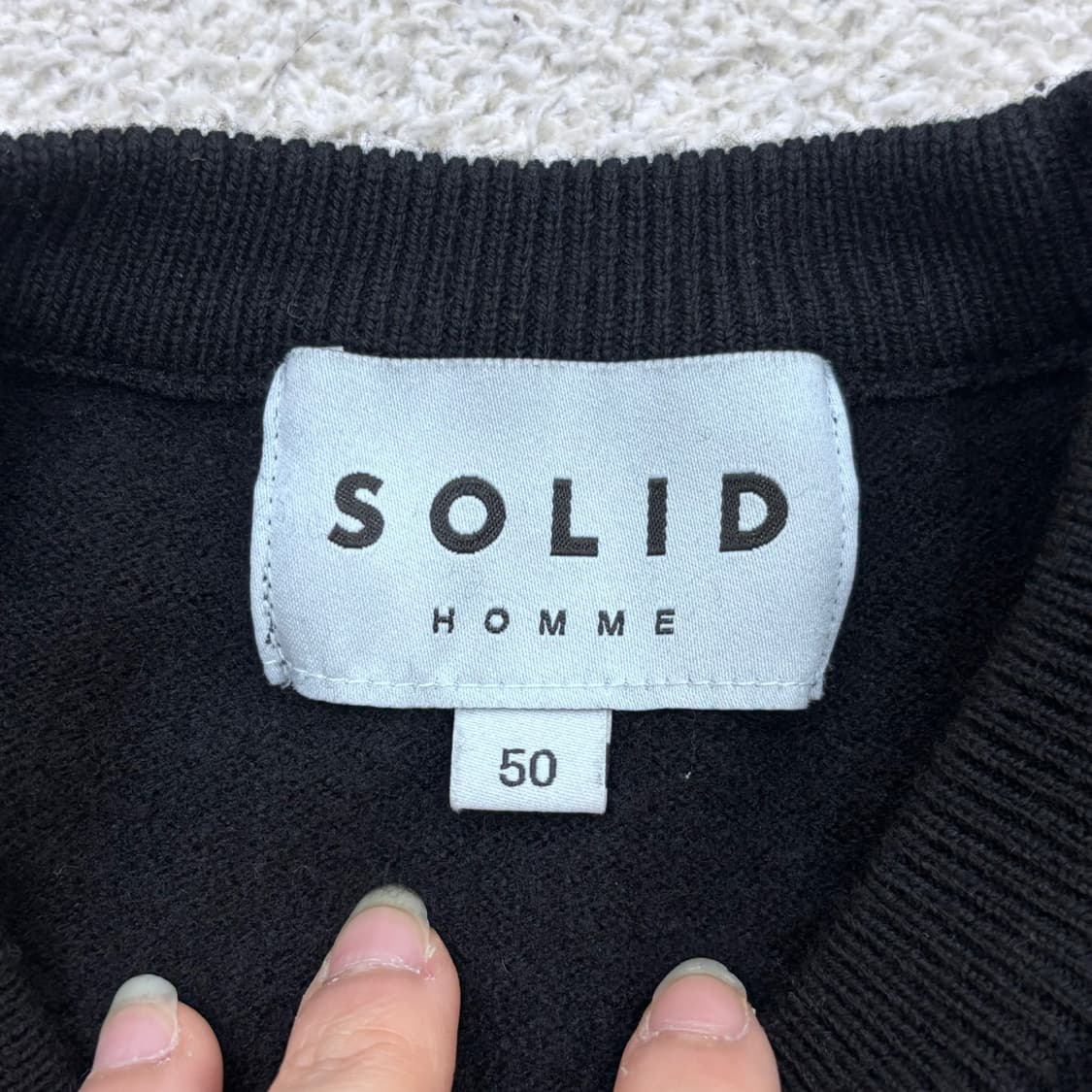 50 솔리드옴므 맨투맨 티셔츠 0403E 상품이미지3