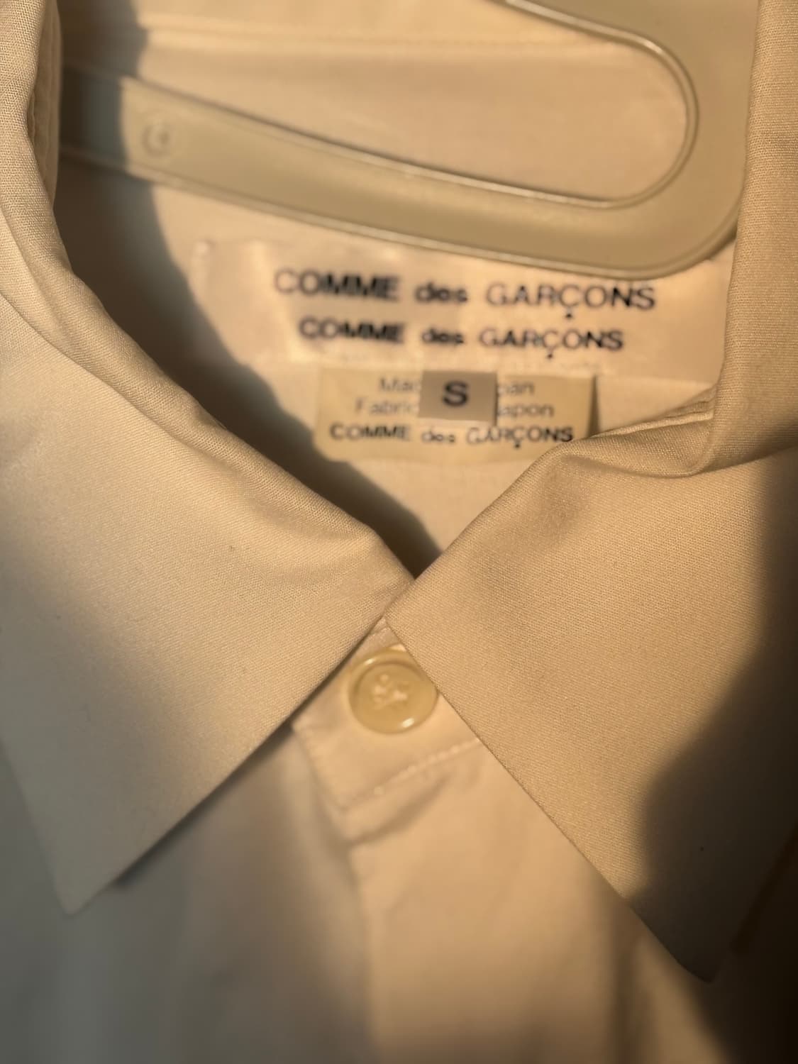 꼼데가르송 화이트 셔츠 s 팔 4개 디자인 상품이미지2