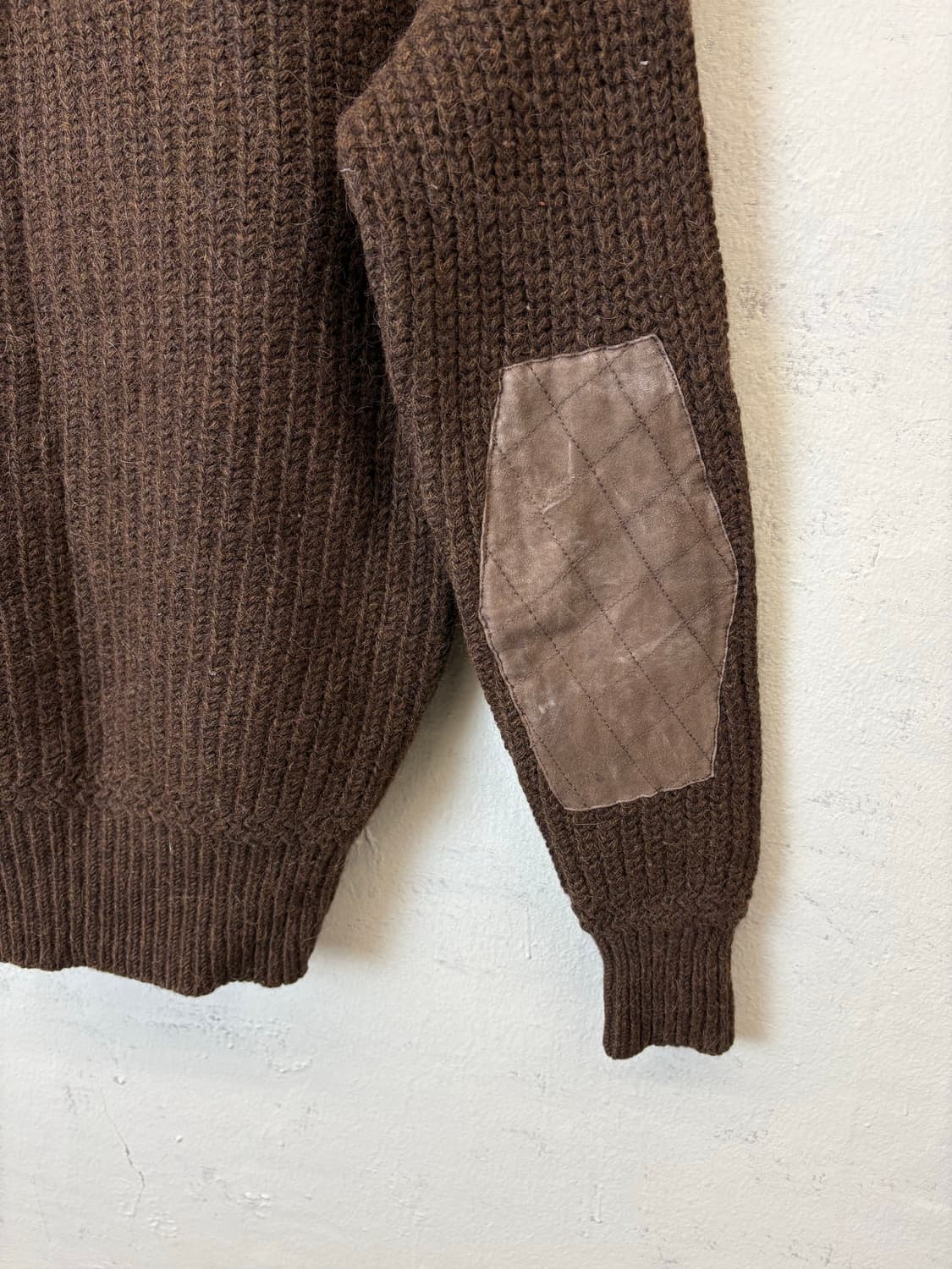 폴로랄프로렌 헤비울 브라운 숄카라 니트 상품이미지7