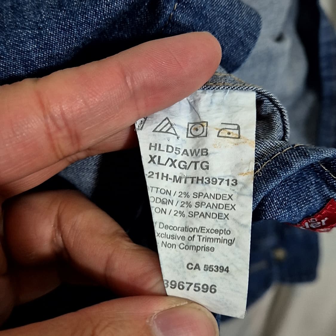 Wrangler 랭글러 데님 셔츠 상품이미지6