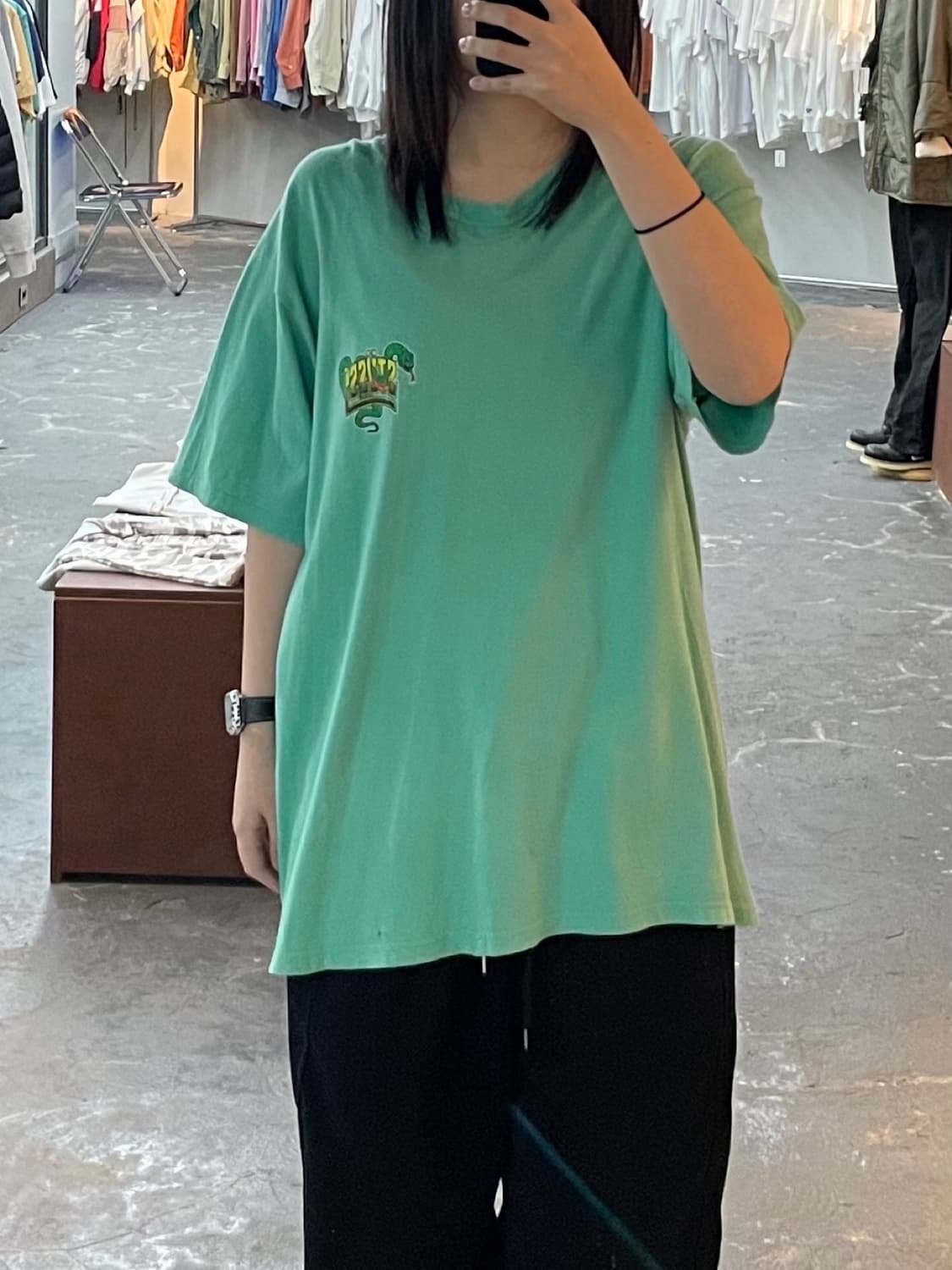 스투시 스네이크 빅로고 반팔 H1486 상품이미지1