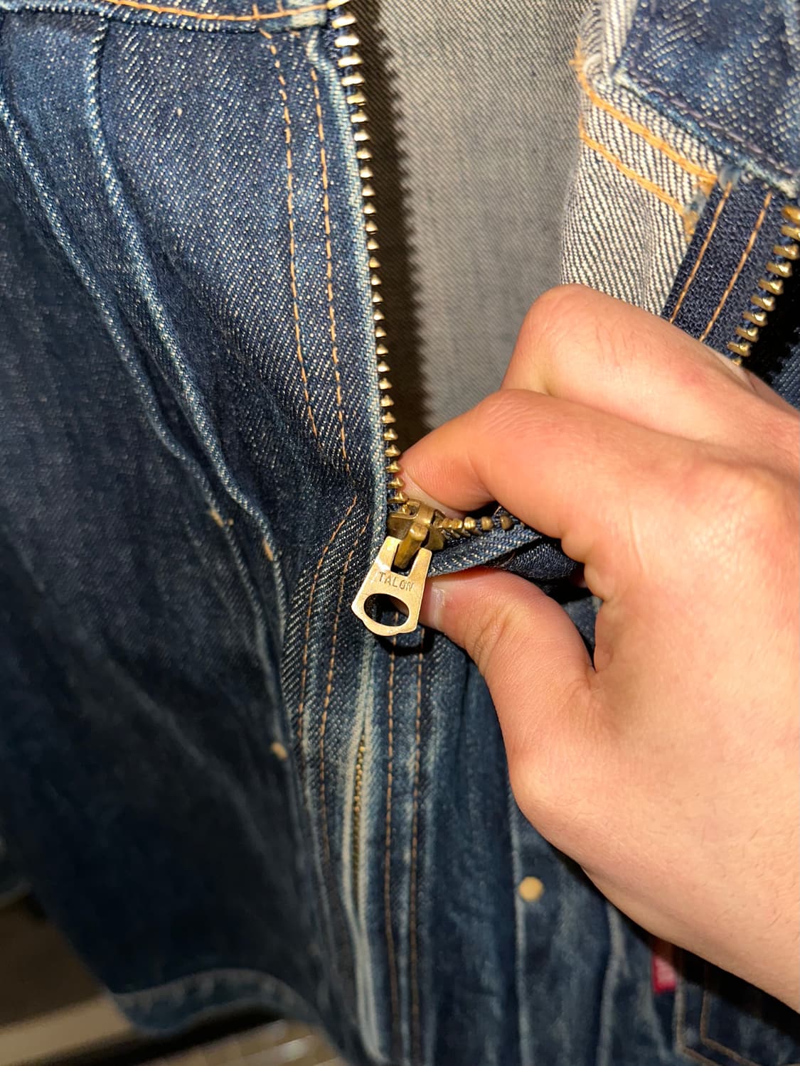 80-90’s Japanese type-1 selvedge denim 상품이미지8