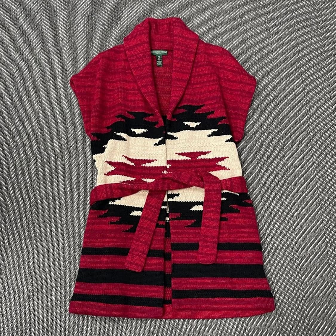 랄프로렌 진 나바호 패턴 베스트 v0206 상품이미지1