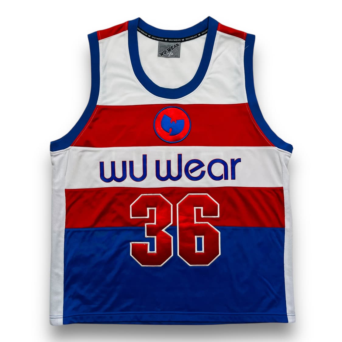 Wu-Wear JAPAN 우탱클랜 힙합 36 넘버 슬리브리스 져지 상품이미지1