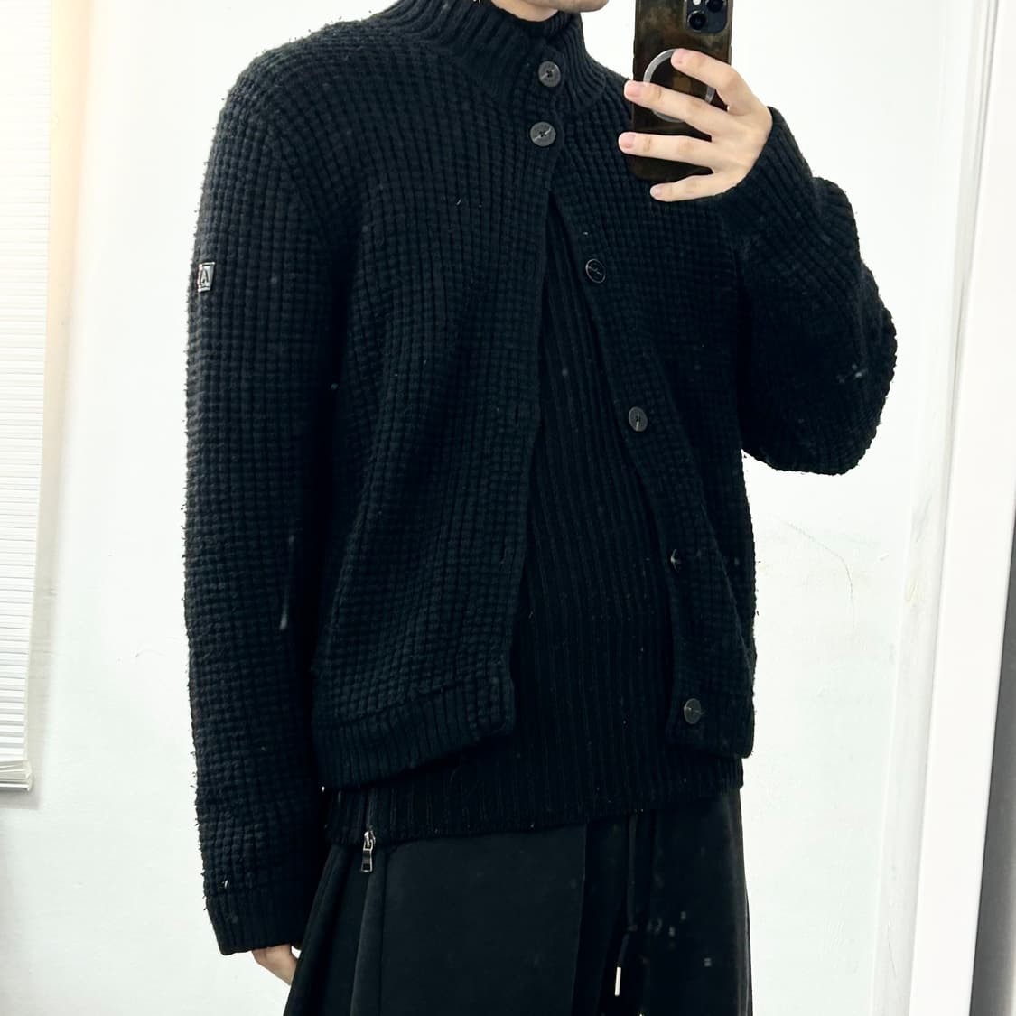 아르마니 익스체인지 니트 자켓 상품이미지2