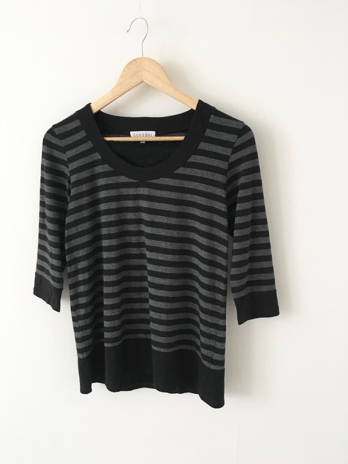 stripe lace top 상품이미지1
