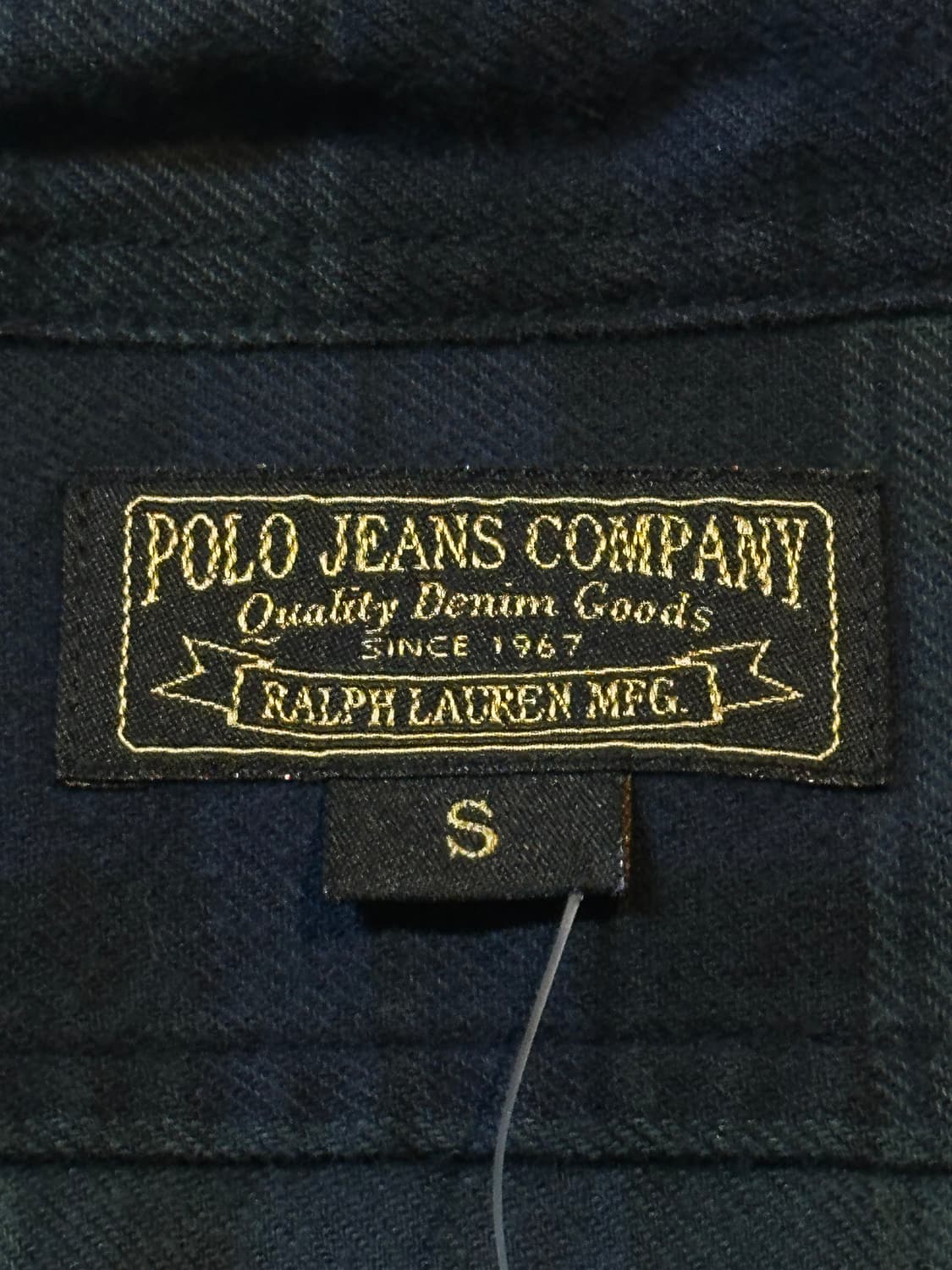 희귀) 폴로 진스 원포켓 패치 타탄 체크셔츠 상품이미지5