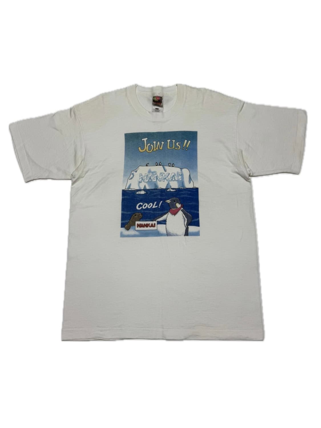 90s usa 빈티지 프린팅 반팔 티셔츠 L 상품이미지1