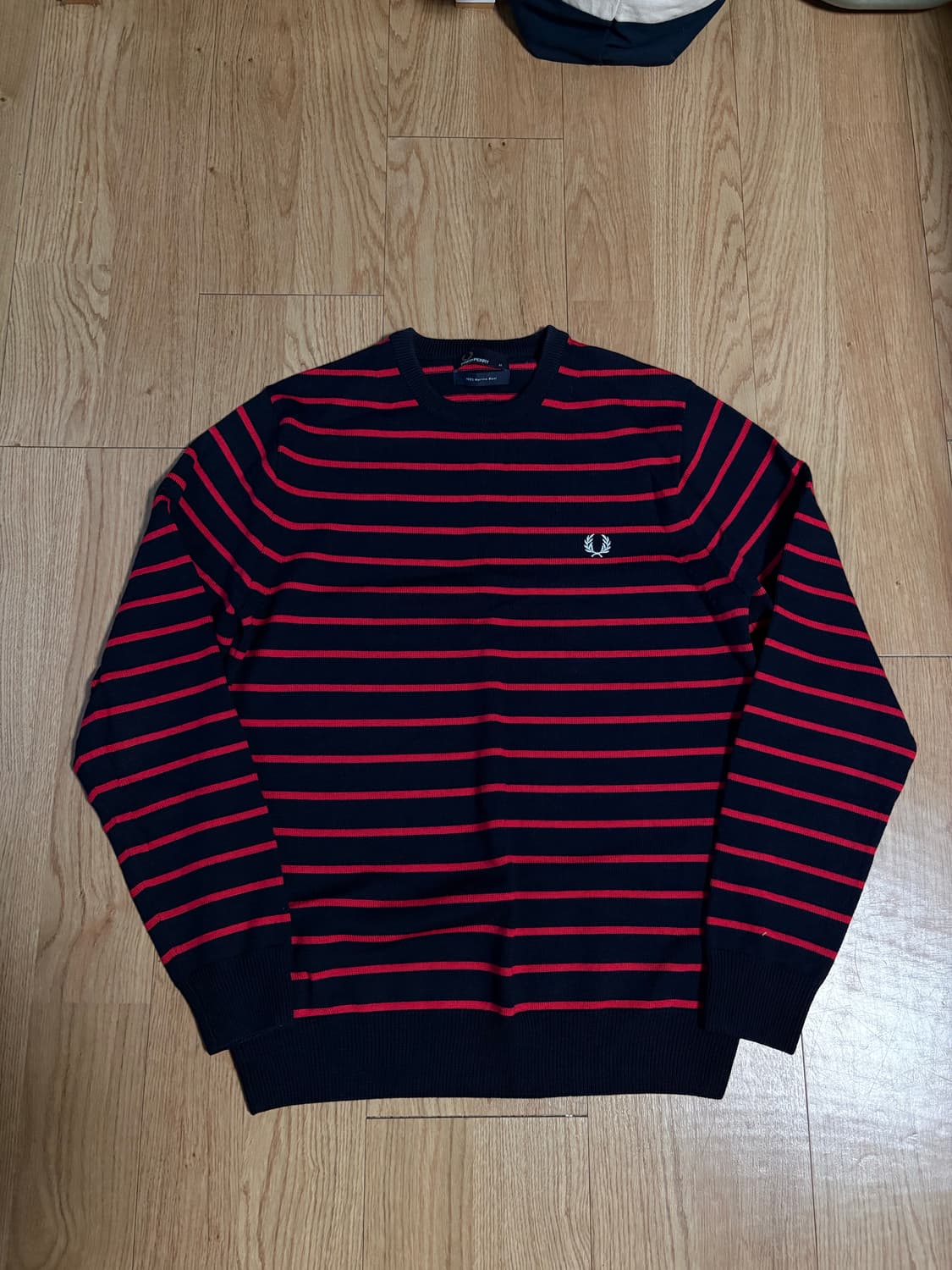 프레드페리 메리노울 니트 상품이미지1