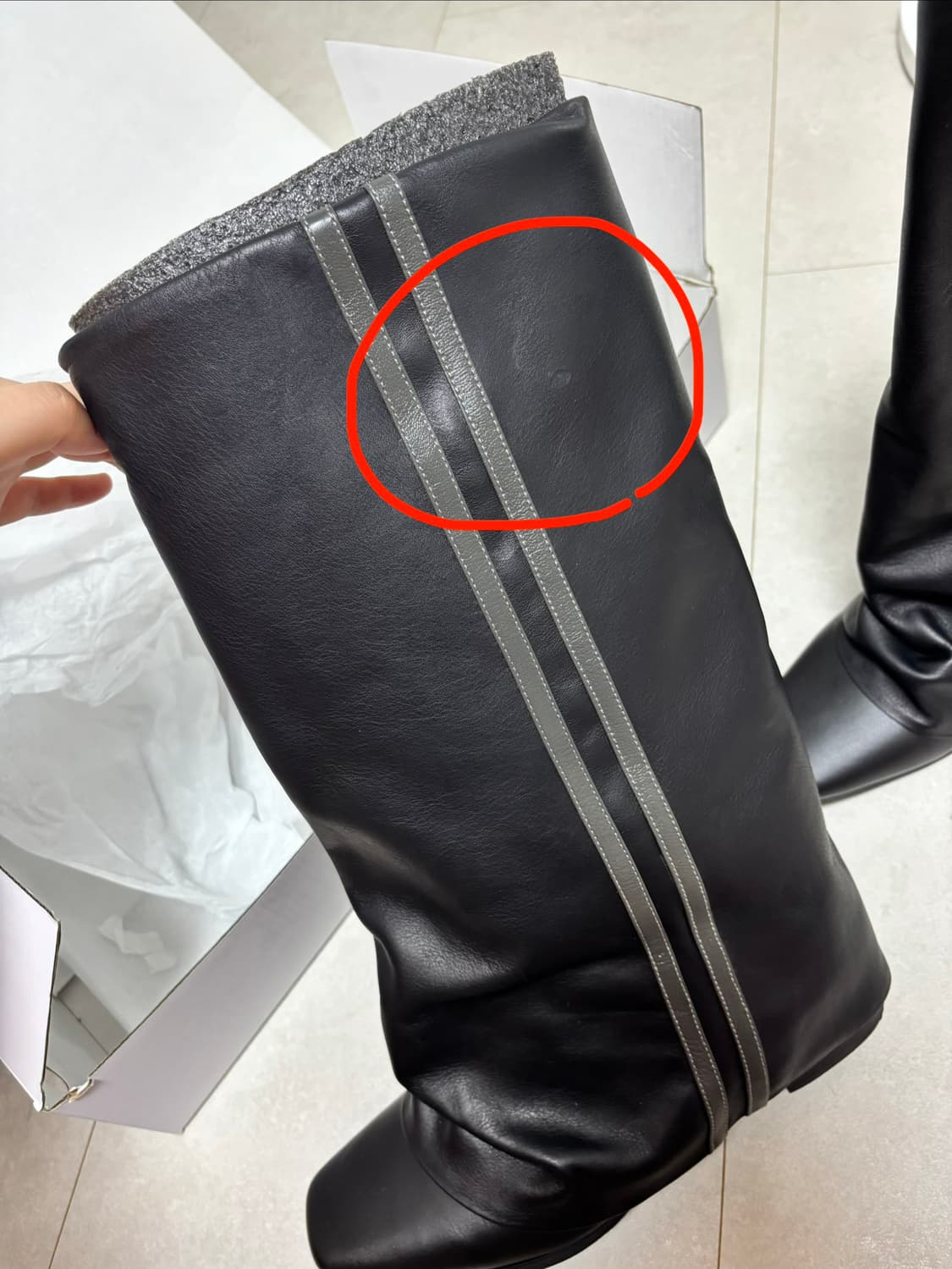 루즈슬립오버 부츠 255 상품이미지4