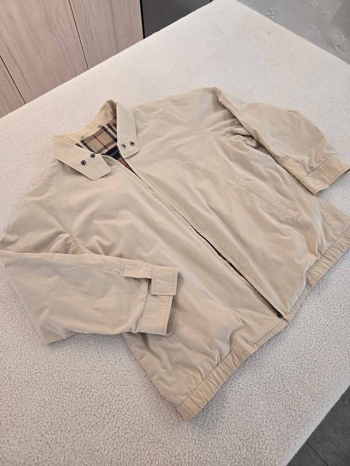 버버리 베이지색 워크자켓 점퍼 S 상품이미지1