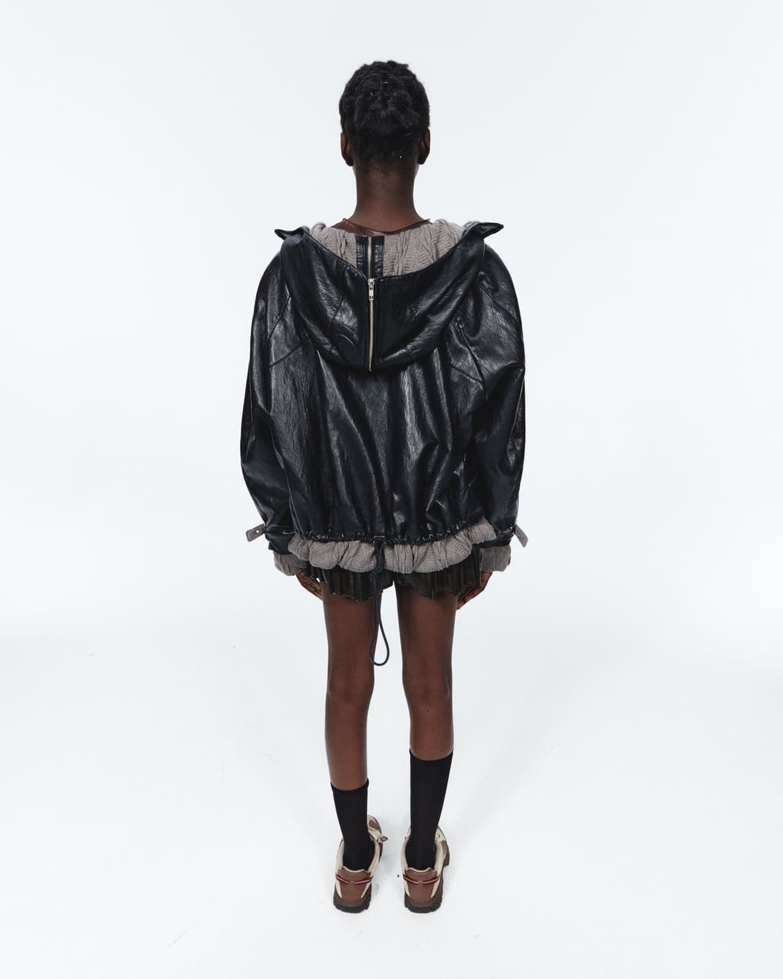 후디드 봄버 자켓 상품이미지1