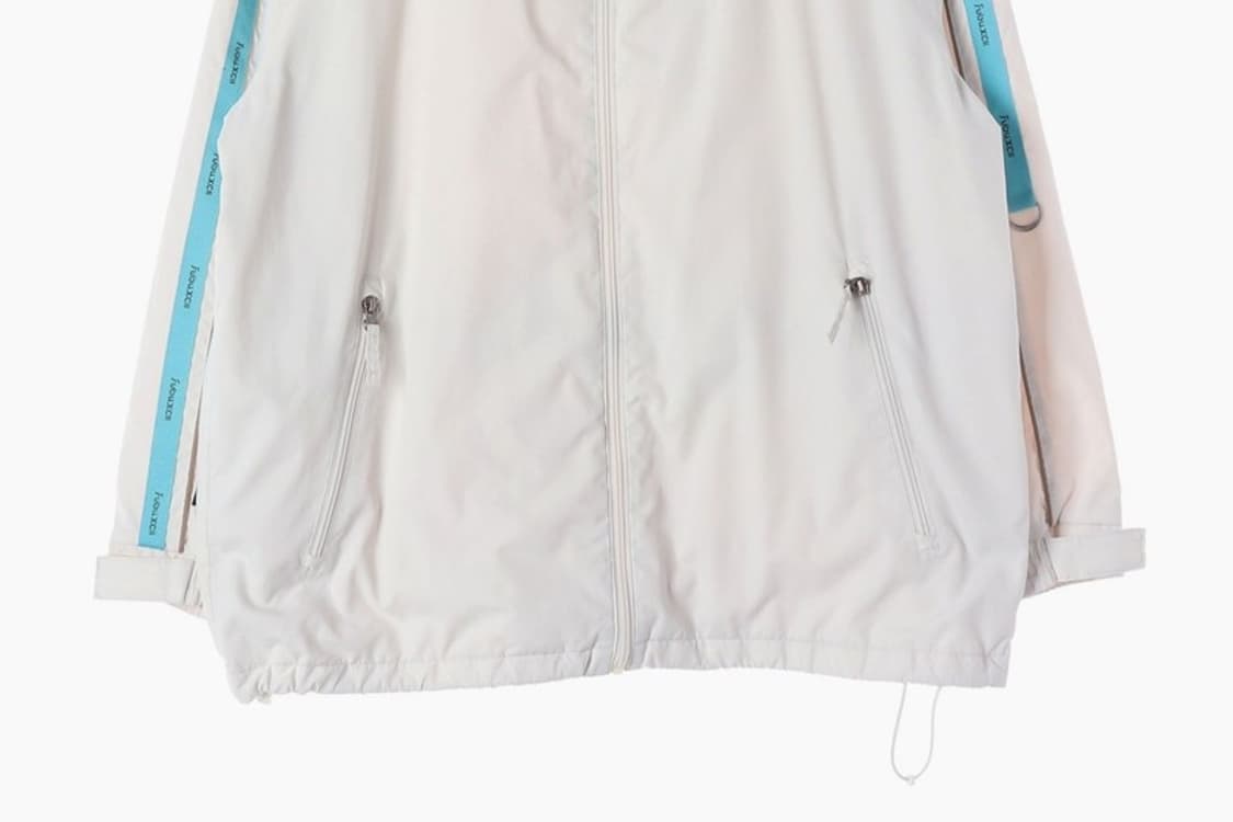 FUBU 올드스쿨 화이트 사이드라인 바람막이 L 상품이미지4