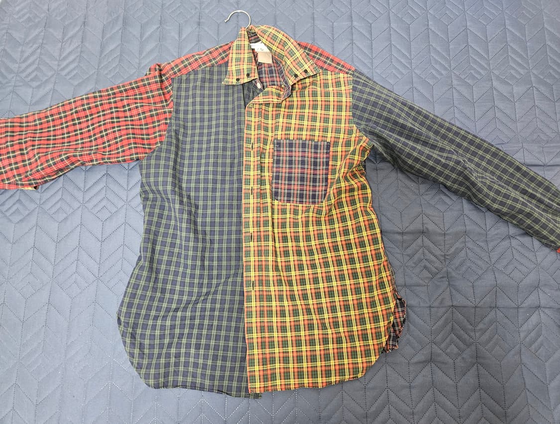 리빌드 바이 니들스 체크 셔츠 상품이미지1