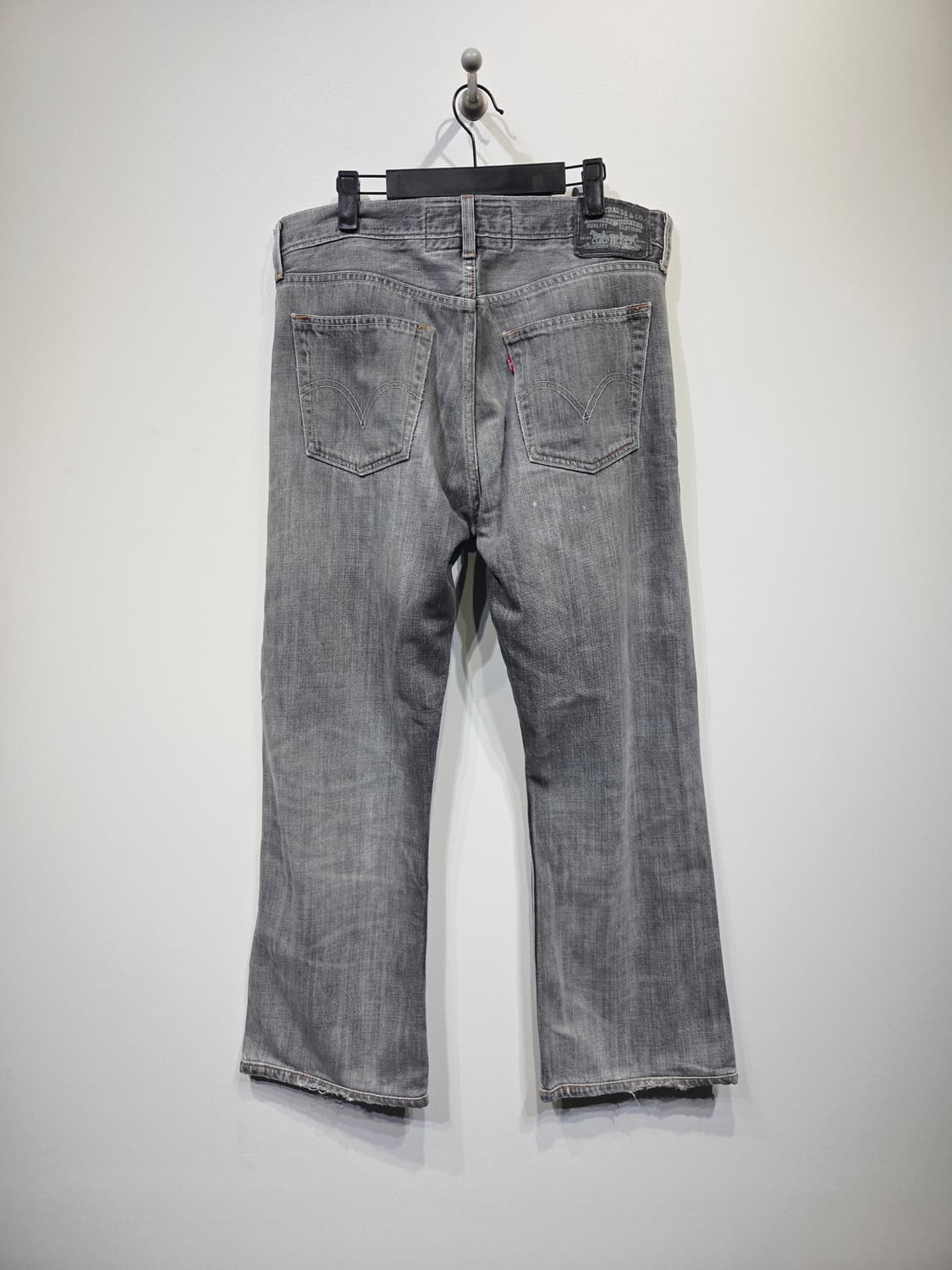 리바이스(Levi's) 527 로우 부츠컷 그레이 데님 팬츠 상품이미지5