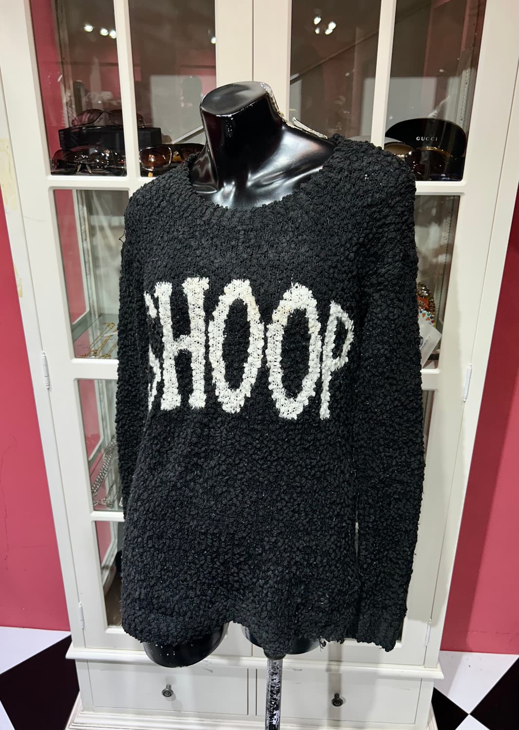baby shoop sweater 베이비숍 로고 레터링 니트 상품이미지1