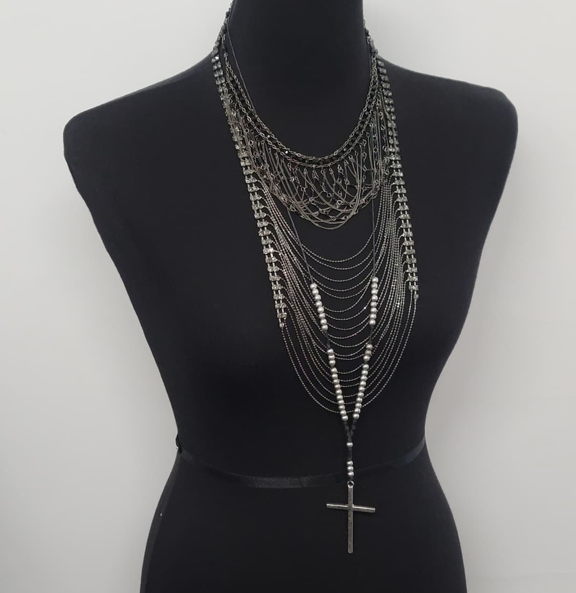 cross necklace set 상품이미지1