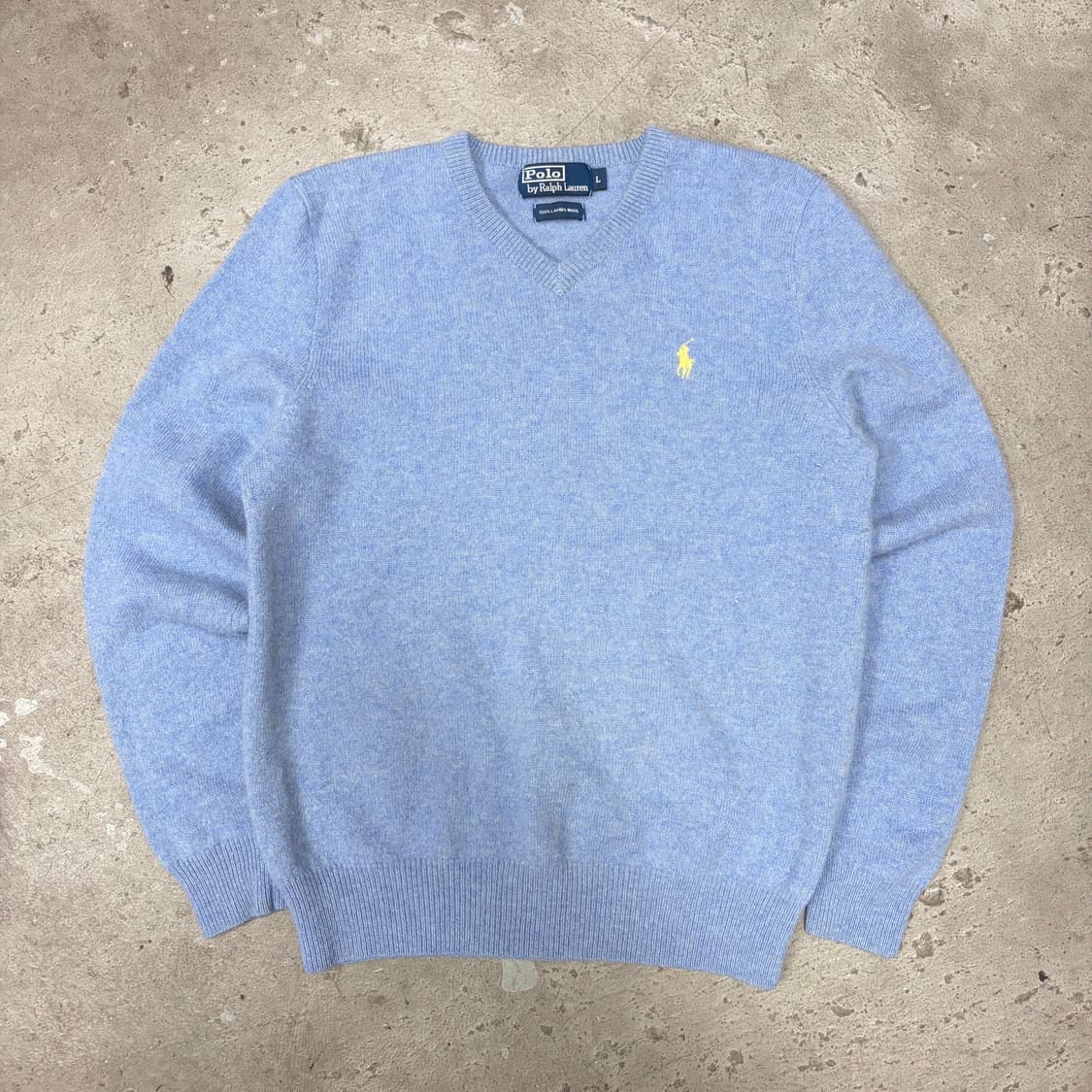 폴로 브이넥 니트[2358] 상품이미지1