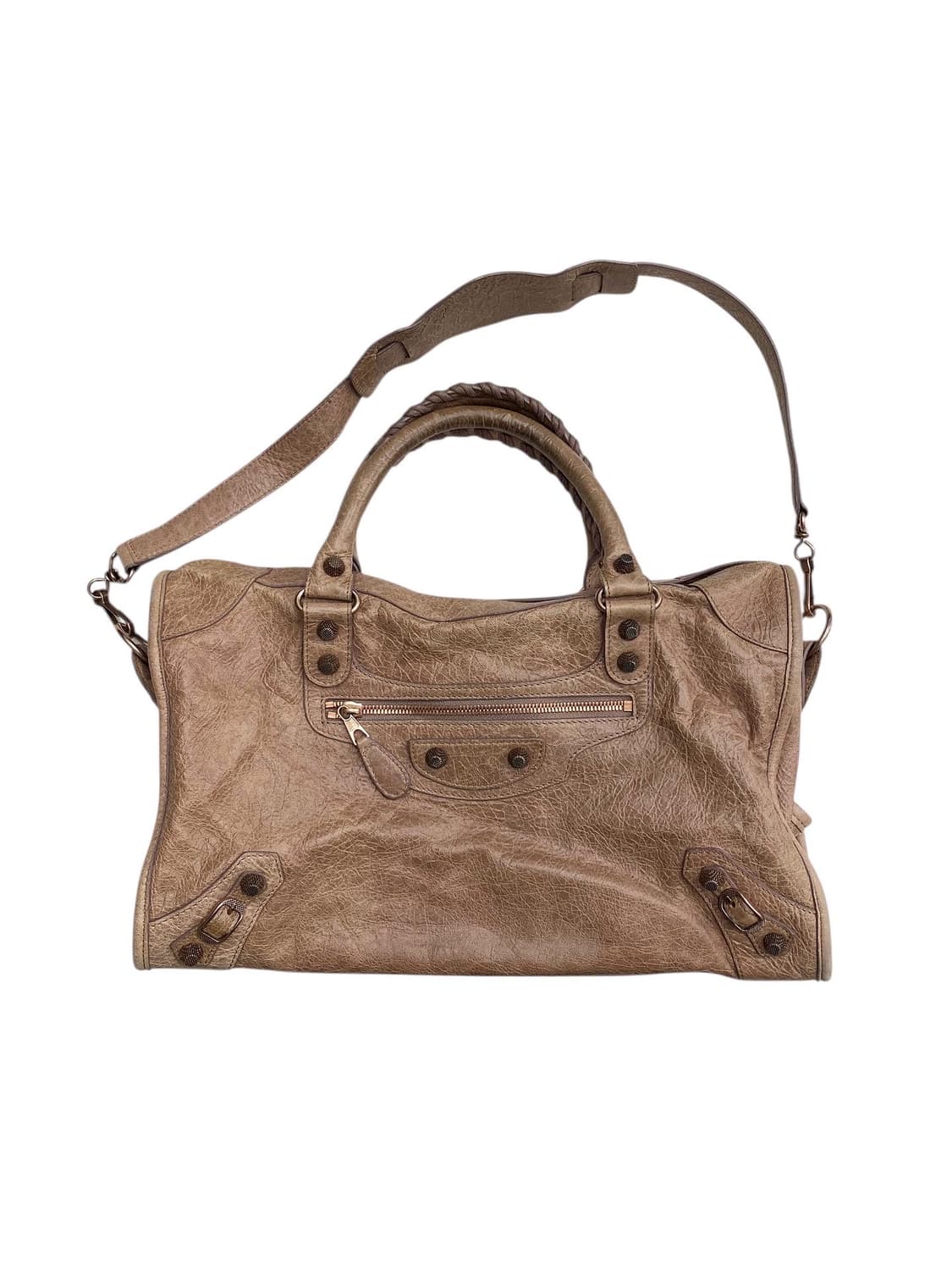 빈티지 레더 모터백 상품이미지1