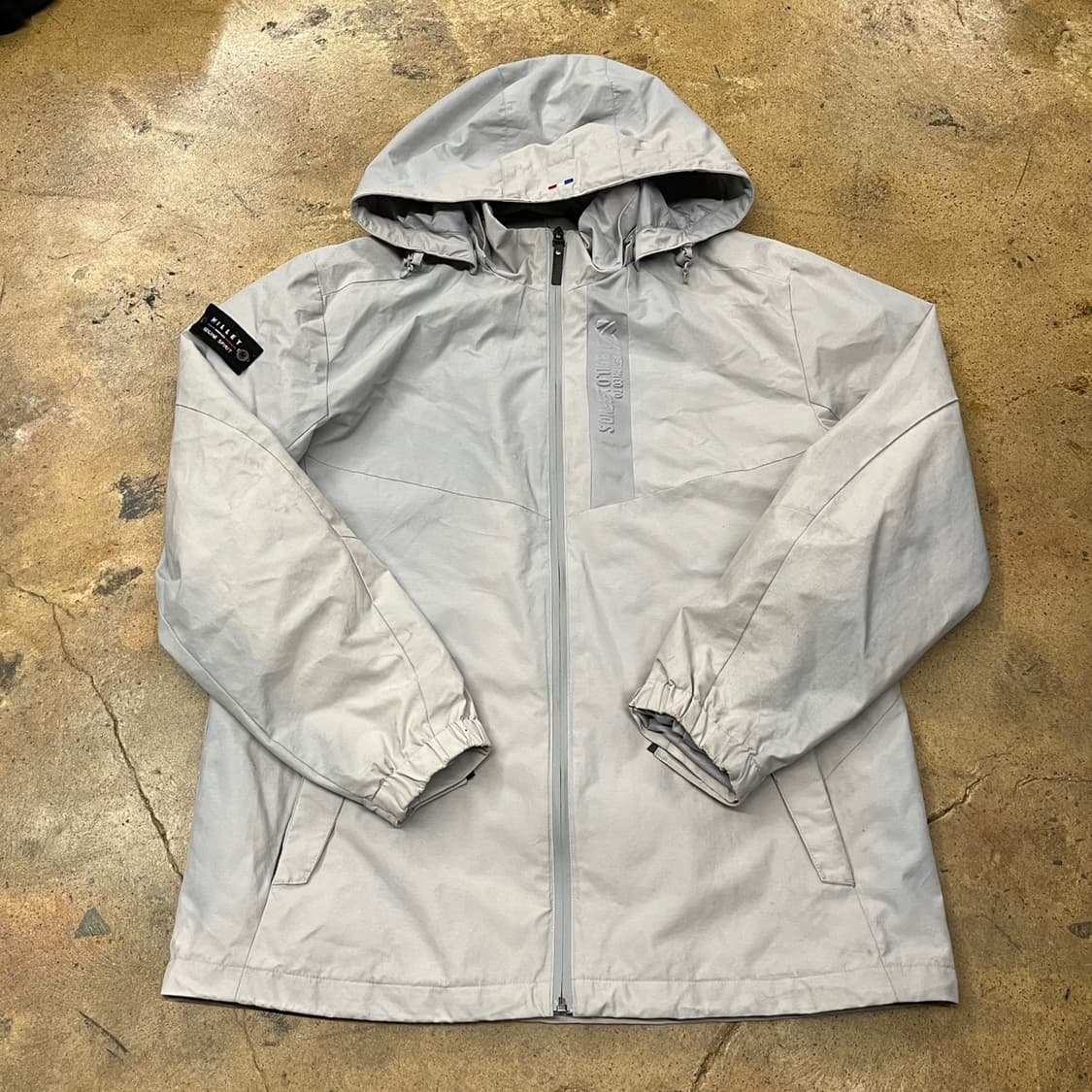 [정품/105] 밀레 바람막이 자켓 후드 실버 b16 상품이미지2