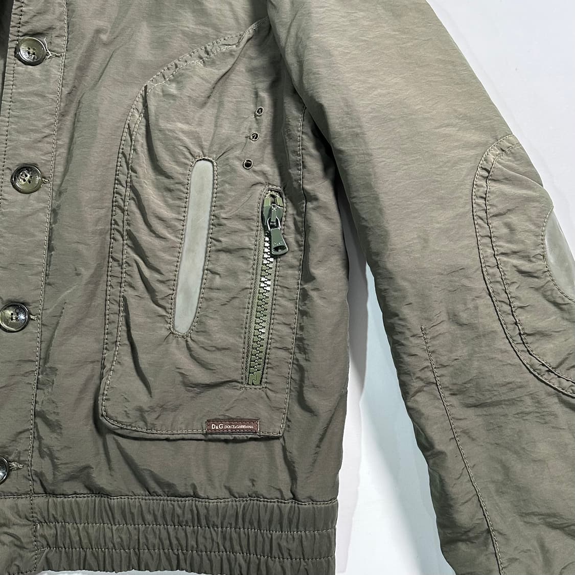 돌체 앤 가바나 멀티포켓 카키 봄버 자켓  상품이미지7