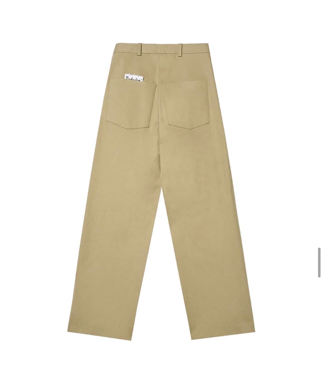 S) stu 턱 팬츠 베이지 (레터링 단종 버전) 상품이미지2