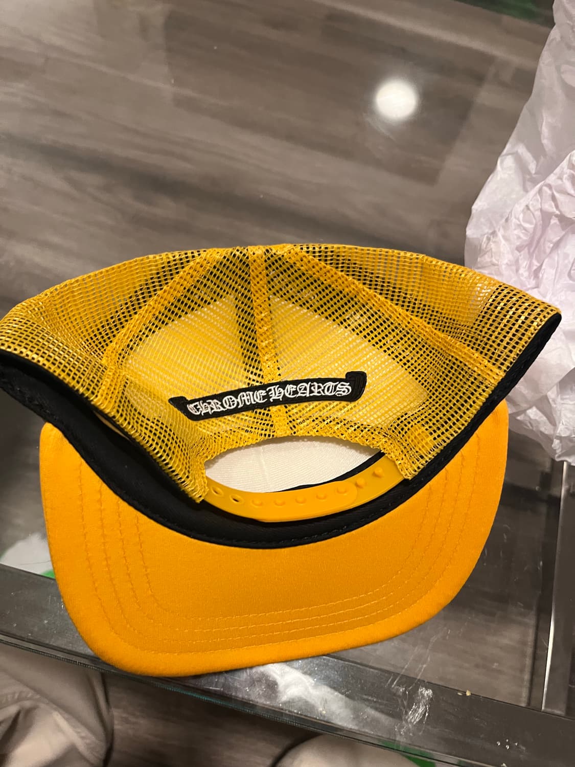 (새상품)크롬하츠 옐로우 트러커 모자 상품이미지2