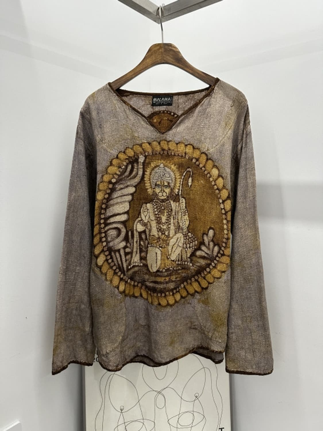 Malaika silk top 상품이미지1