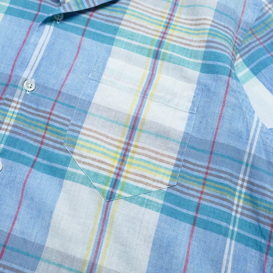 open collar check shirt 상품이미지5