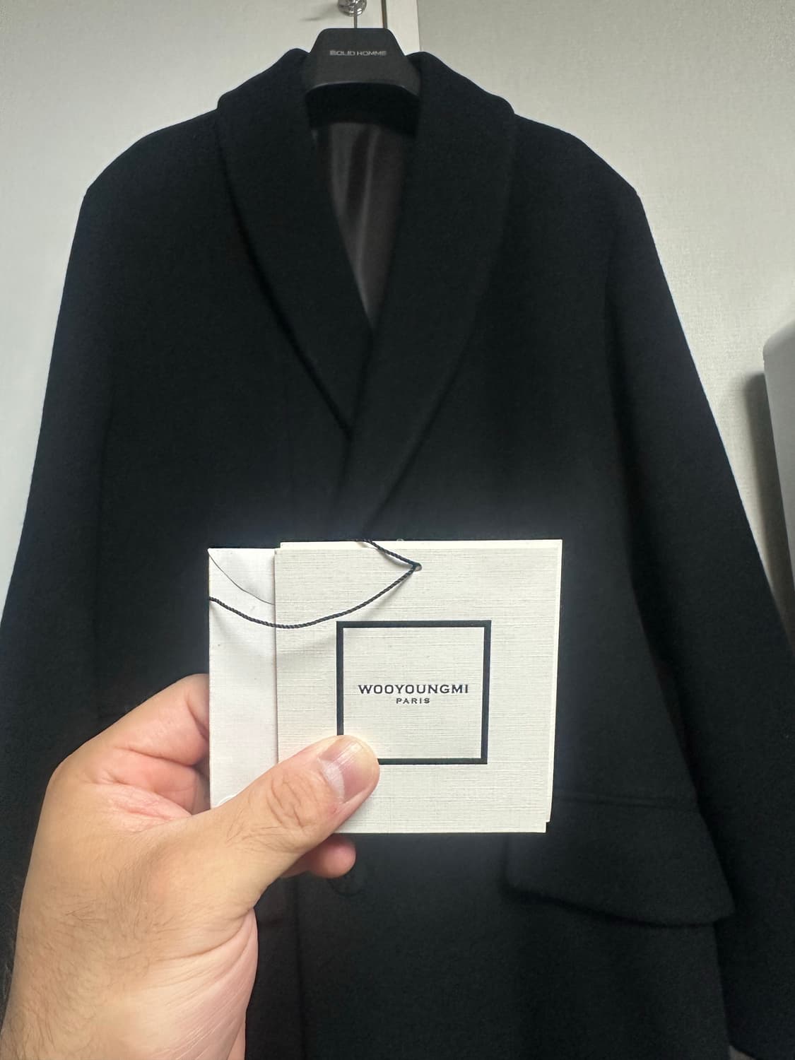 우영미 / 19fw 숄카라 코트 블랙 / 50 상품이미지5