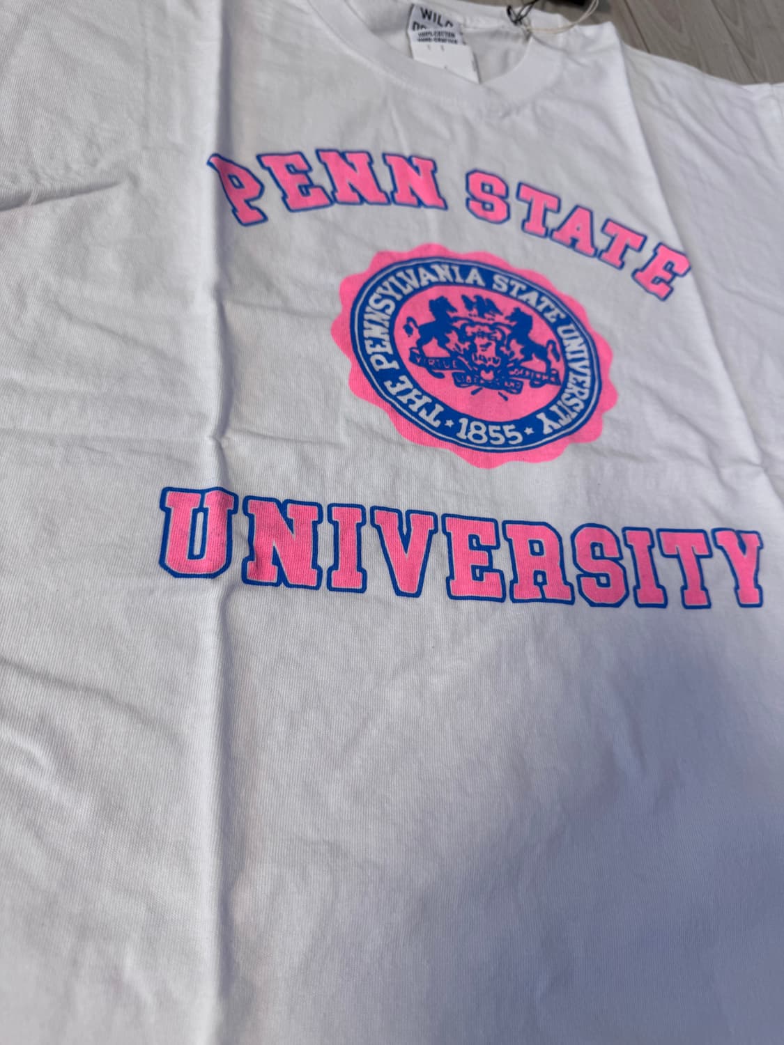 와일드동키  펜 스테이트 티셔츠 L (새상품) 상품이미지5