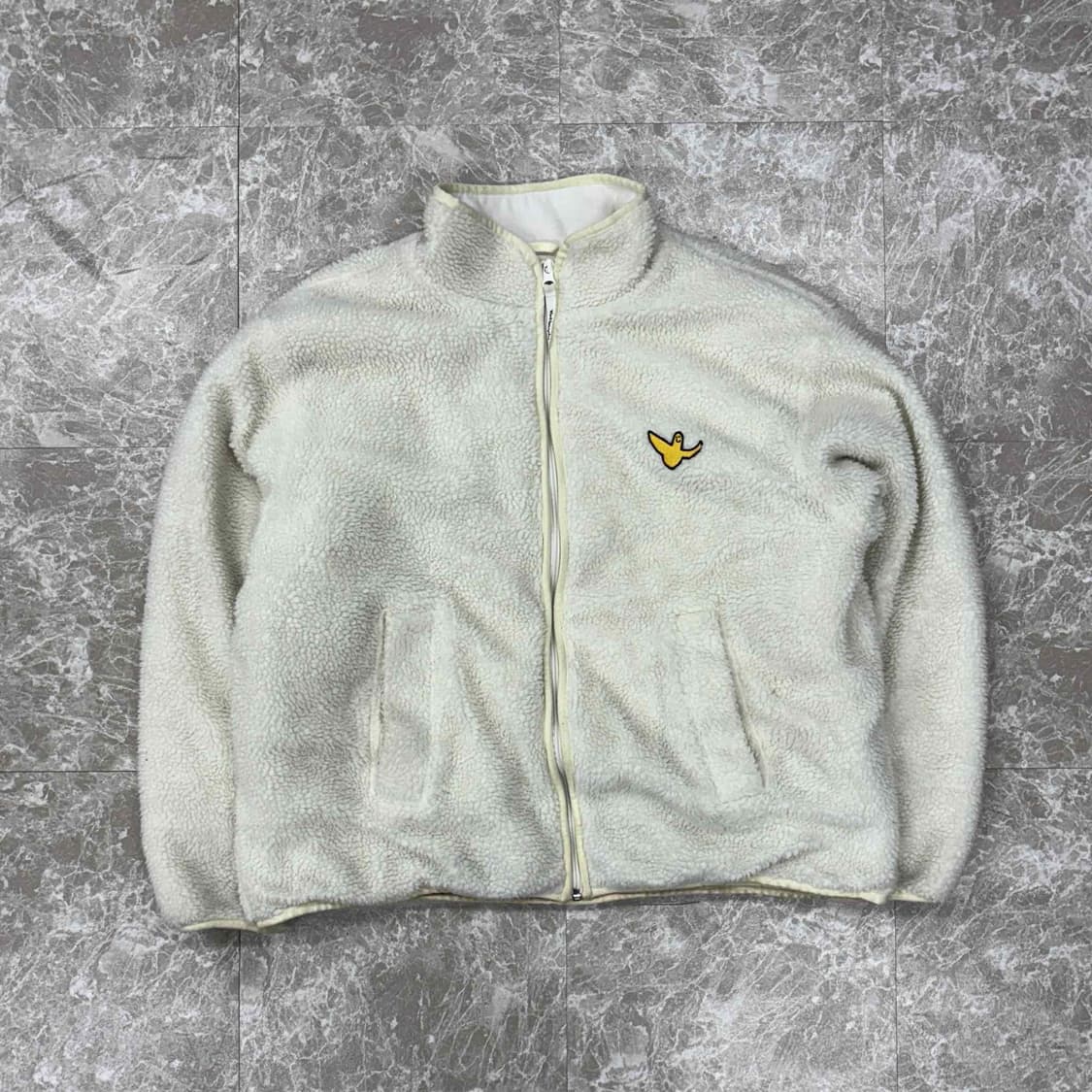 마크곤잘레스 화이트 플리스 자켓 후리스 집업(M) 상품이미지2