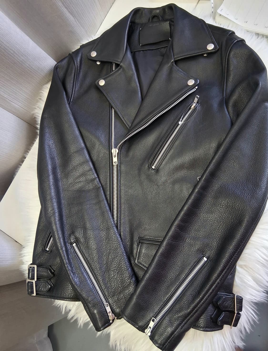 비바스튜디오 가죽 라이더 남105 자켓#최상급 상품이미지1