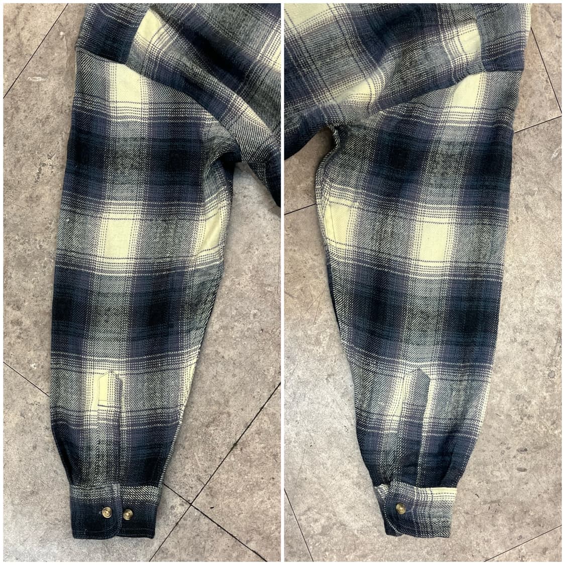 빈티지 Seahop 포켓 체크 셔츠 #csz3675 상품이미지9