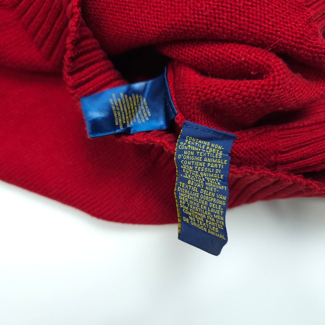 [택포]폴로 반집업 니트 M~L 상품이미지7