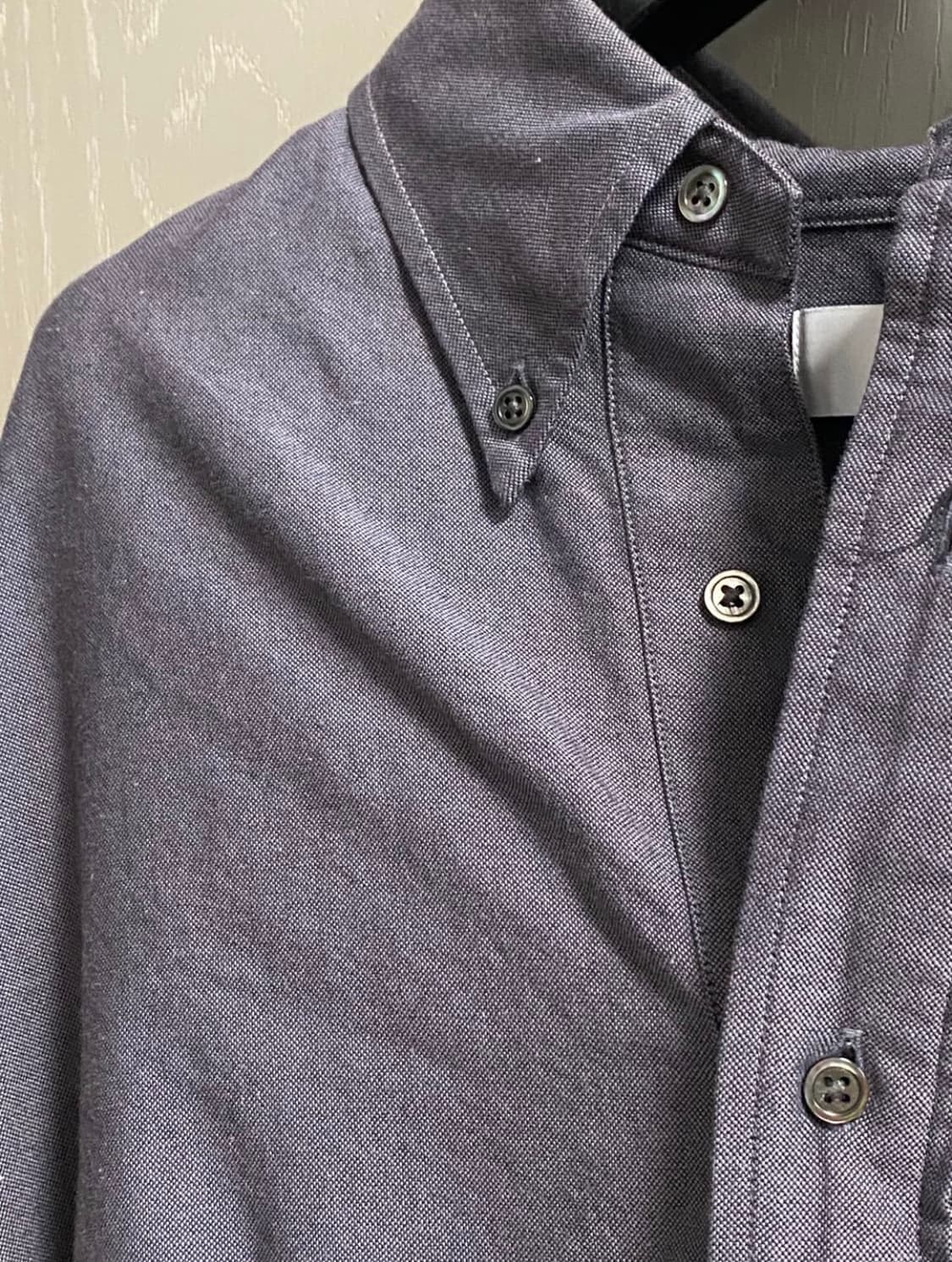 [F] 그라프페이퍼 옥스포드 셔츠  상품이미지4