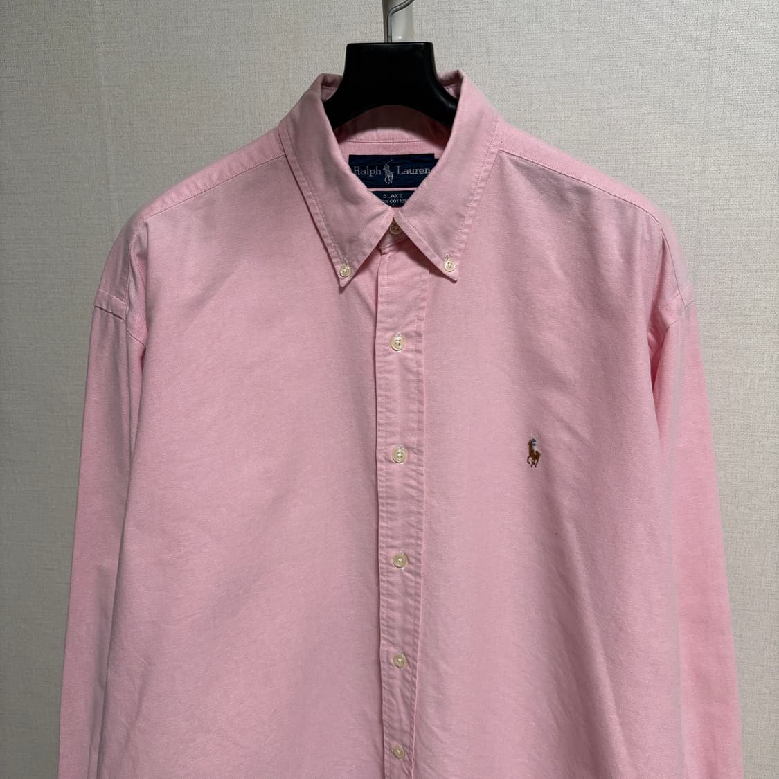 폴로 랄프로렌 블레이크핏 옥스포드 셔츠 / 핑크, M 상품이미지2