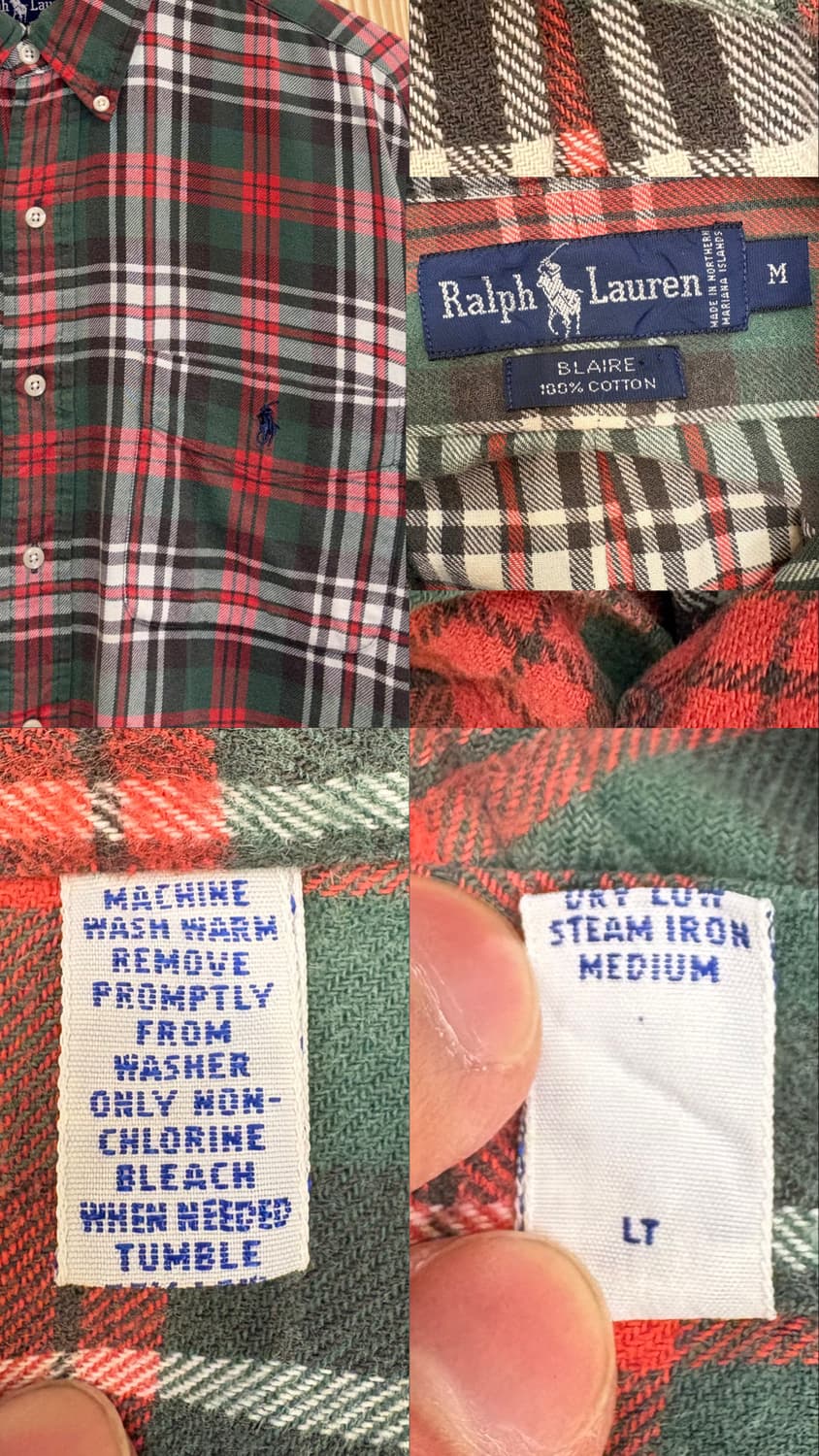폴로 랄프로렌 체크셔츠 상품이미지10