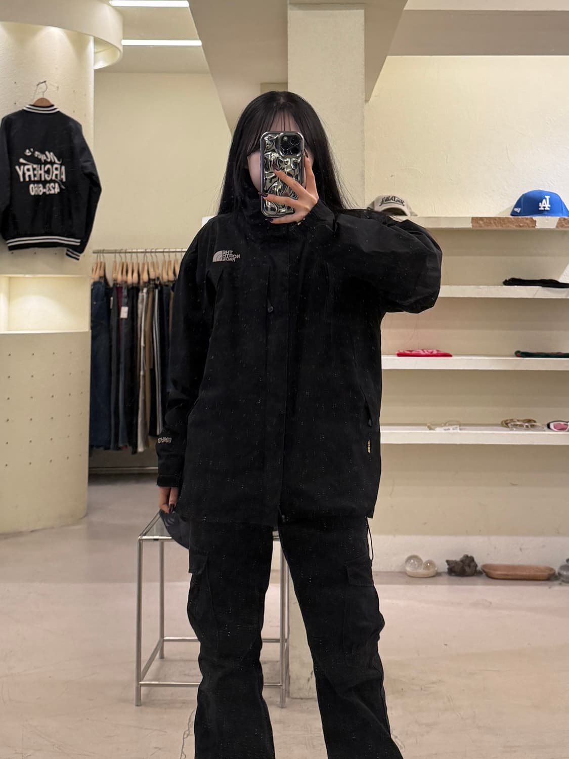 노스페이스 고어텍스 쉘 자켓 블랙 U1670 상품이미지1