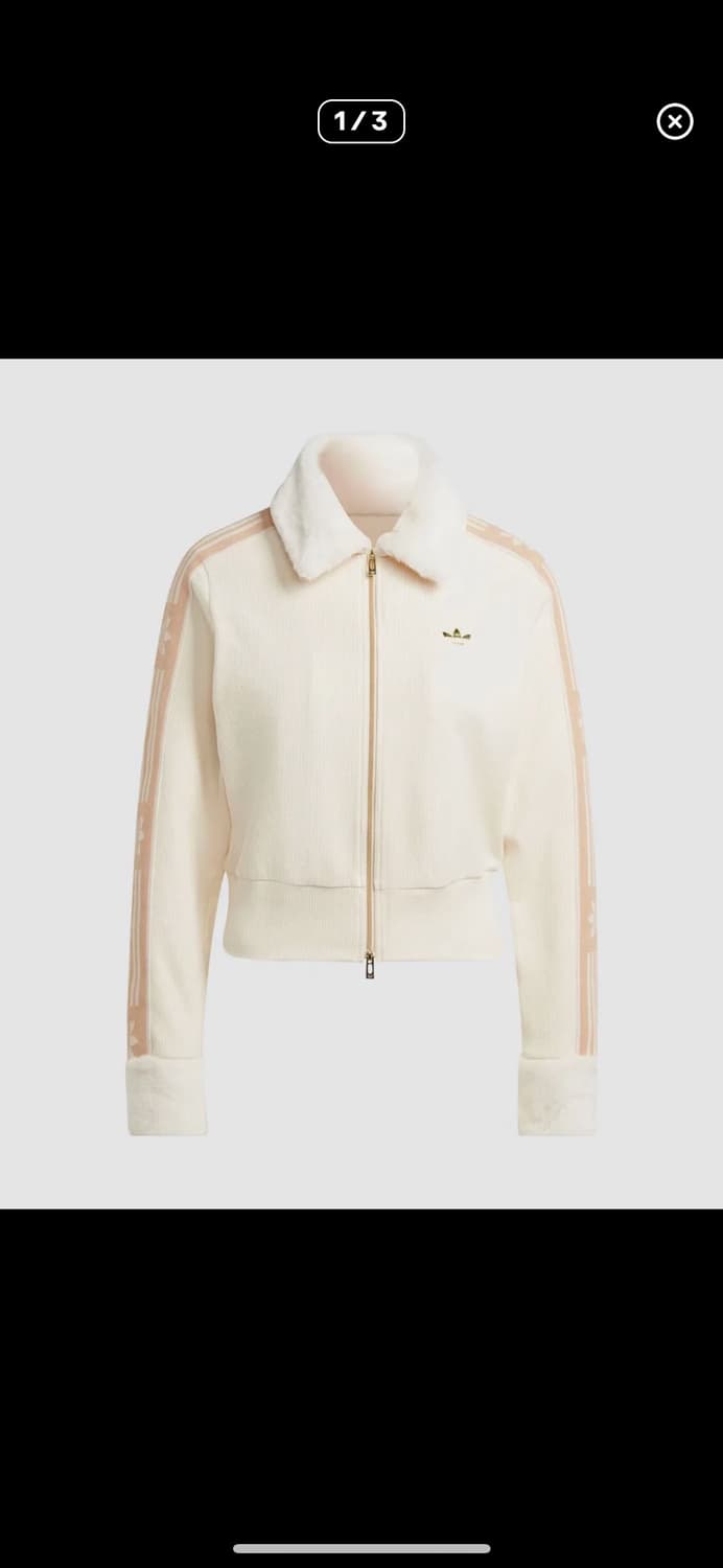 아디다스 시크 퍼자켓 s 아이보리 상품이미지1