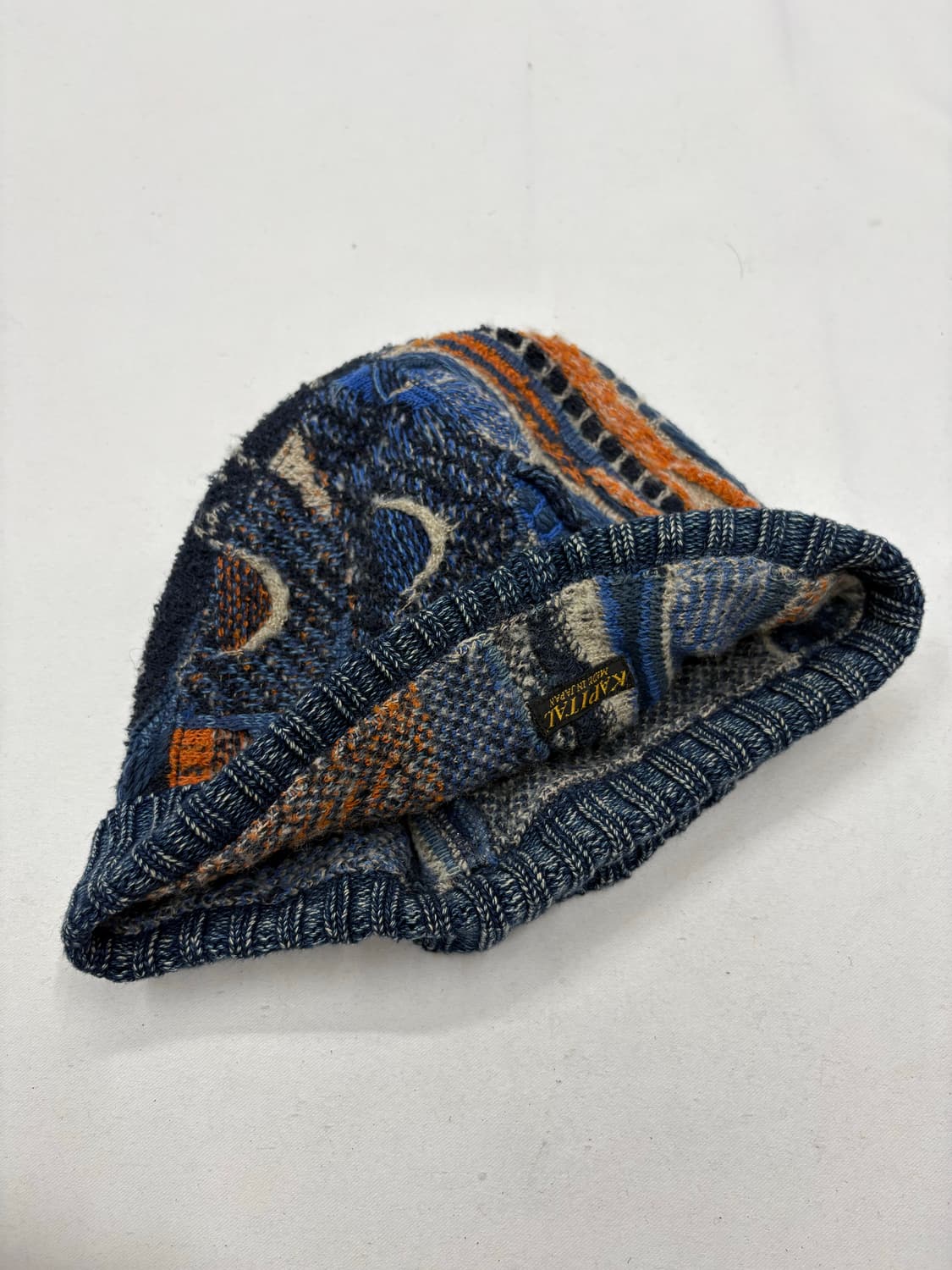 Kapital 캐피탈 보로 패턴 니트 비니 상품이미지6