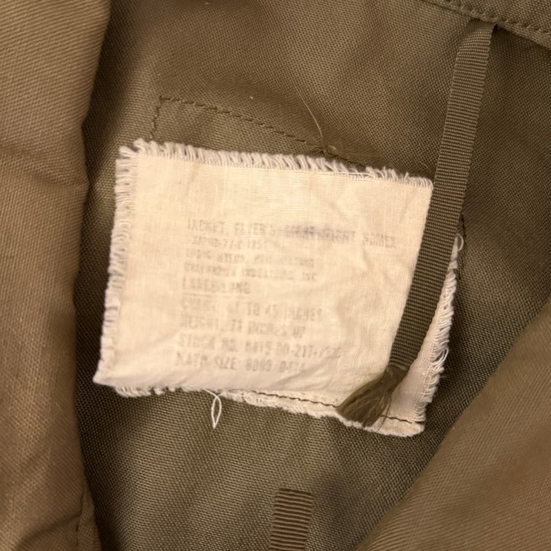 Military original CVC tank jacket 상품이미지4