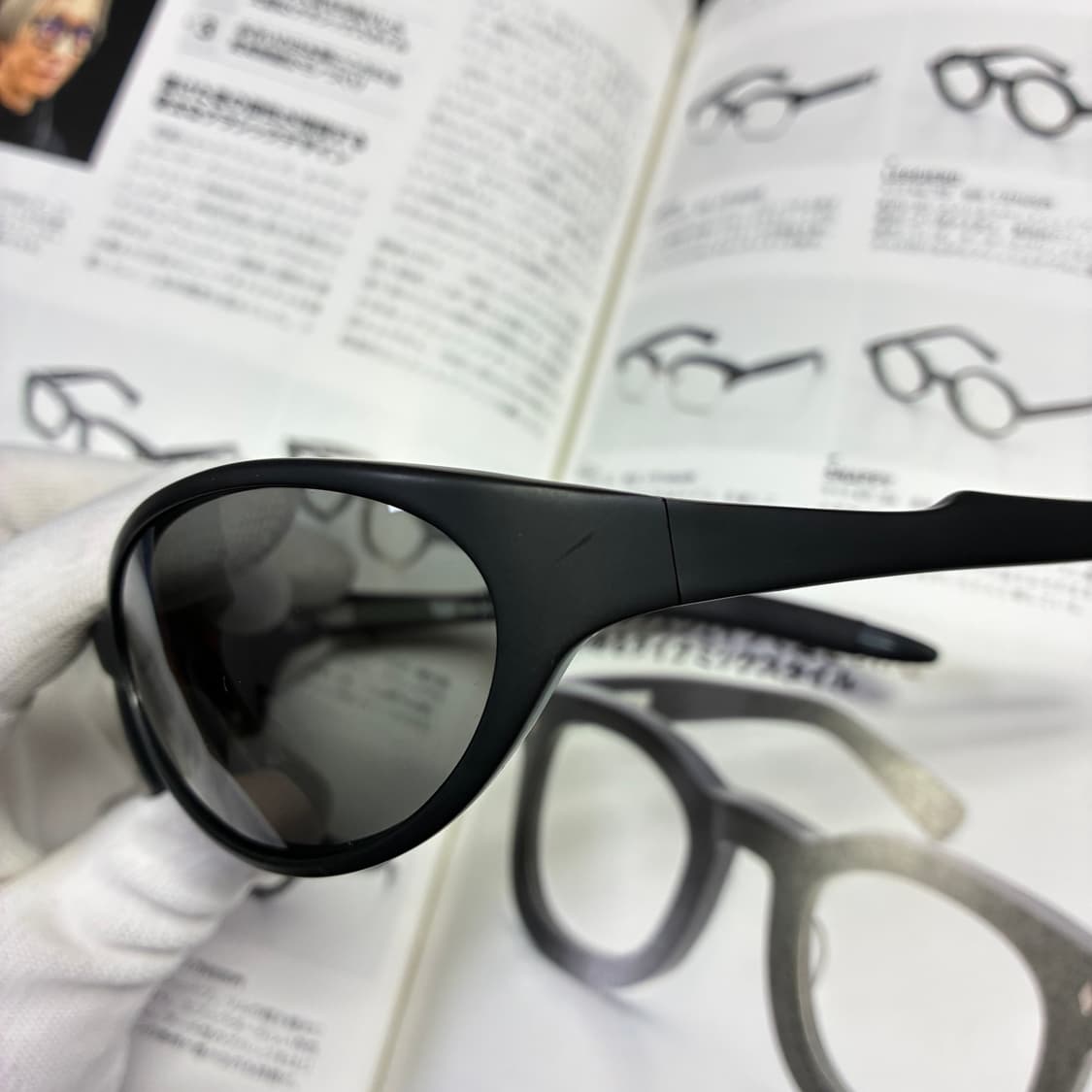 SAMA T3 고글형 블랙 뿔테 선글라스 일본 안경 상품이미지2